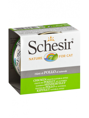 SCHESIR GATO FILETE DE FRANGO AO NATURAL 85GR